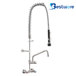 150mm Wall Mount Pre Rinse Faucet