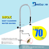 Single Hole Mixer Tap with Swivel Tubular Spout