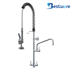 Economy - H/M Pre-rinse Faucet with 10" Pot Filler