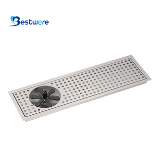 Commercia Stainless Steel Glass Rinser - Deck Mount